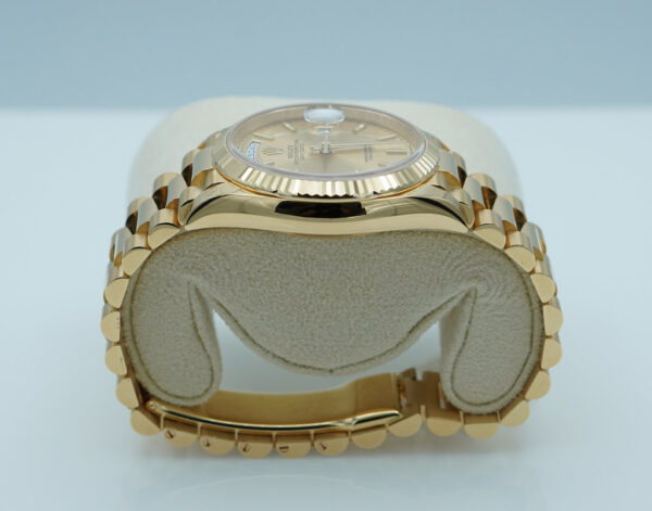 Rolex 128238 DAY DATE 36 18K YELLOW GOLD CHAMPAGNE DIAL 2024 WARRANTY FULL SET - Image 3