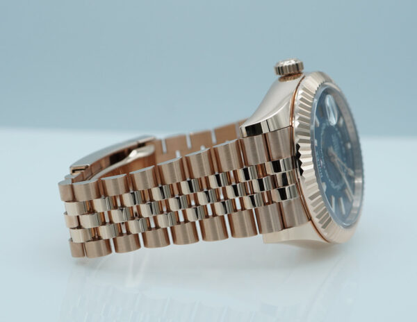 Rolex 336935 SKY-DWELLER 18K ROSE GOLD BLUE-GREEN DIAL JUBILEE BAND 2025 FULL SET - Image 6