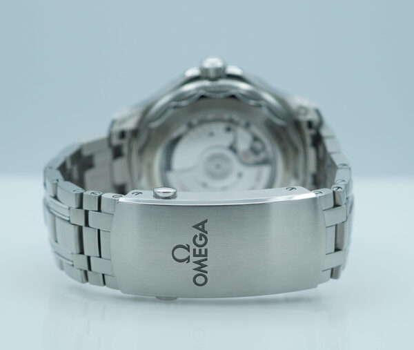 Omega SEAMASTER DIVER 300M GREEN WAVE DIAL BRACELET 2025 WARRANTY FULL SET - Image 7