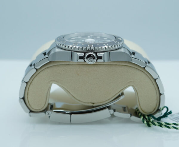 BRAND NEW Rolex 126710GRNR GMT MASTER II BLACK GREY BEZEL OYSTER BAND 2025 FULL SET - Image 3