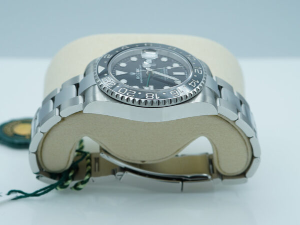 BRAND NEW Rolex 126710GRNR GMT MASTER II BLACK GREY BEZEL OYSTER BAND 2025 FULL SET - Image 4