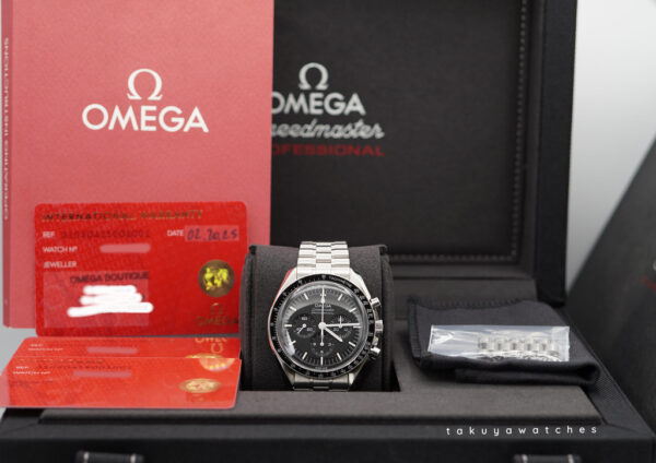 Omega SPEEDMASTER MOONWATCH 3861 HESALITE GLASS 2025 FULL SET - Image 2