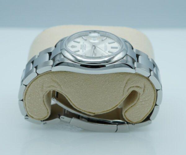Rolex 126200 DATEJUST 36 SILVER STICK DIAL OYSTER 2024 WARRANTY FULL SET - Image 4