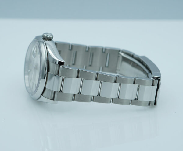 Rolex 126200 DATEJUST 36 SILVER STICK DIAL OYSTER 2024 WARRANTY FULL SET - Image 5