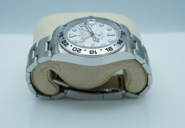 Rolex 226570 EXPLORER 2 POLAR WHITE DIAL NEW MODEL WARRANTY FULL SET - Image 4