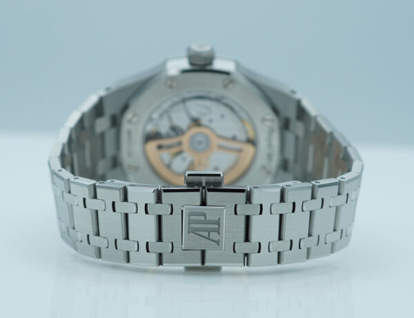 NEW Audemars PIGUET ROYAL OAK STEEL 15550ST GREY DIAL 37MM 2023 FULL SET - Image 7