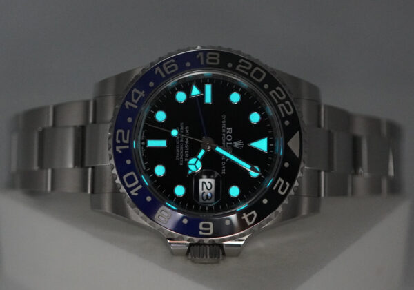 Rolex 126710BLNR GMT MASTER 2 BLACK BLUE BEZEL NEW MODEL 2023 WARRANTY FULL SET - Image 11