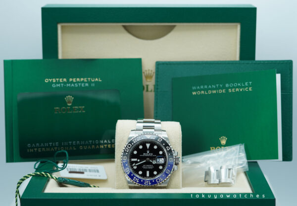 Rolex 126710BLNR GMT MASTER 2 BLACK BLUE BEZEL NEW MODEL 2023 WARRANTY FULL SET - Image 2