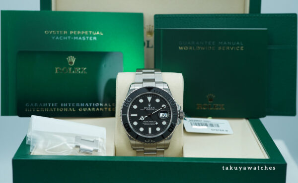 NEW Rolex 226627 YACHTMASTER 42 TITANIUM CERAMIC BEZEL 2025 FULL SET - Image 2