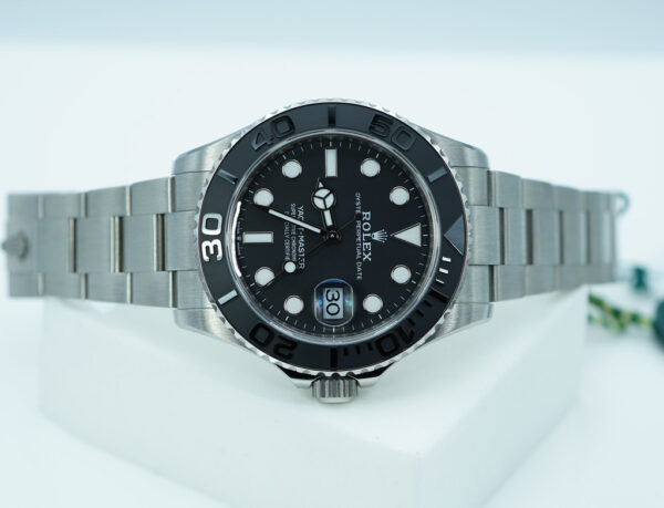 NEW Rolex 226627 YACHTMASTER 42 TITANIUM CERAMIC BEZEL 2025 FULL SET - Image 9