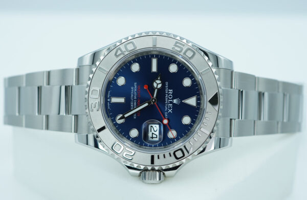 Rolex 126622 YACHTMASTER PLATINUM BEZEL BLUE DIAL 2023 WARRANTY FULL SET - Image 9