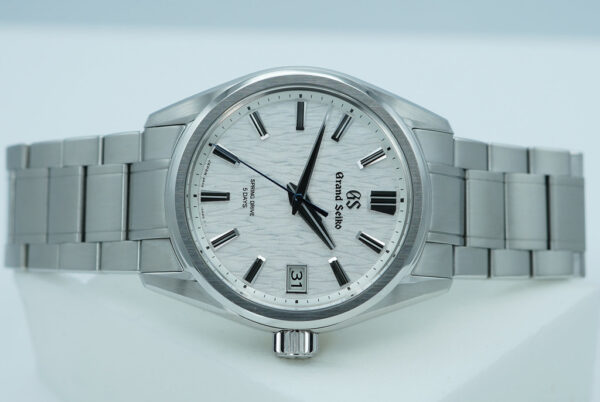 Grand Seiko SLGA009 WHITE BIRCH SPRING DRIVE 5 DAYS 2024 WARRANTY FULL SET - Image 9