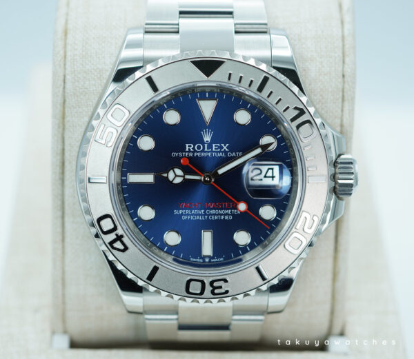 Rolex 126622 YACHTMASTER PLATINUM BEZEL BLUE DIAL 2023 WARRANTY FULL SET