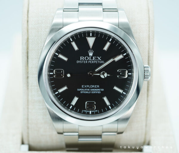 Rolex 214270 EXPLORER STAINLESS STEEL MARK 1 DIAL 39MM DISCONTINUED BOX & PAPER