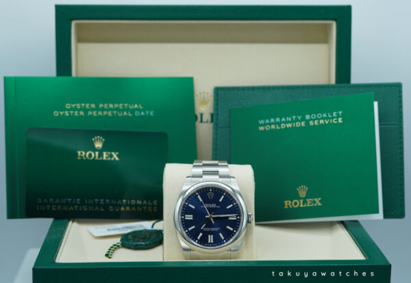 BRAND NEW Rolex 124300 OYSTER PERPETUAL 41 BLUE DIAL 2025 WARRANTY COMPLETE SET - Image 2