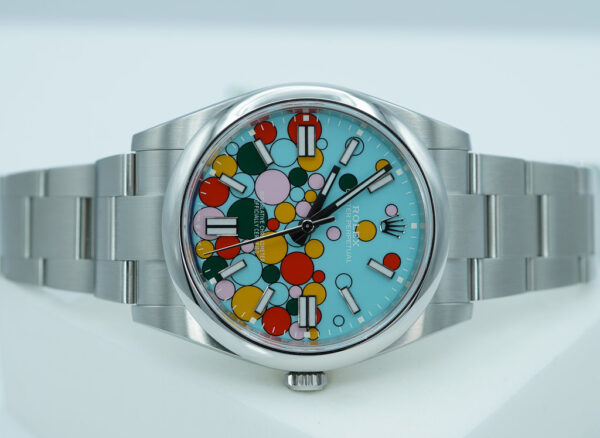 BRAND NEW Rolex 124300 OYSTER PERPETUAL CELEBRATION DIAL 2023 WARRANTY FULL SET - Image 9