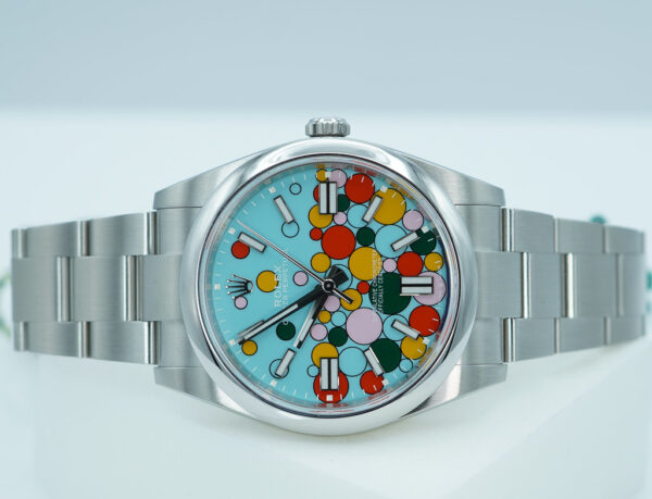 BRAND NEW Rolex 124300 OYSTER PERPETUAL CELEBRATION DIAL 2023 WARRANTY FULL SET - Image 10