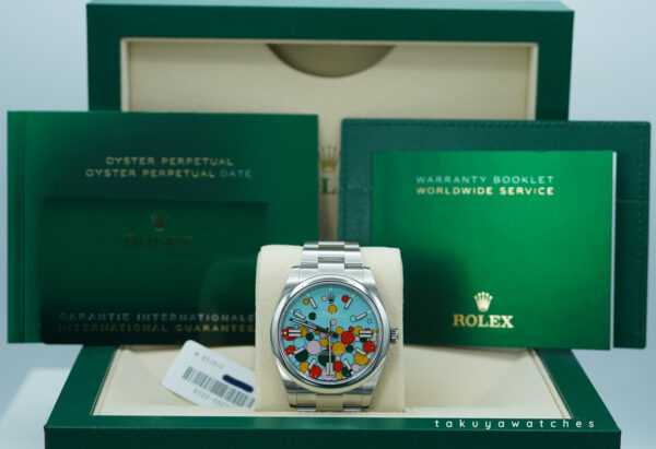 BRAND NEW Rolex 124300 OYSTER PERPETUAL CELEBRATION DIAL 2023 WARRANTY FULL SET - Image 2