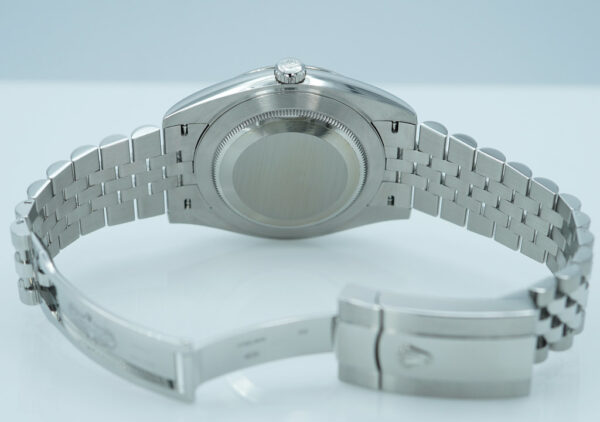 Rolex 126334 DATEJUST 41 FLUTED BEZEL BLUE ROMAN DIAL JUBILEE 2024 FULL SET - Image 8