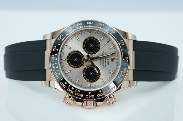 Rolex 126515LN DAYTONA 18K ROSE GOLD OYSTERFLEX SUNDUST DIAL 2024 WARRANTY FULL SET - Image 9