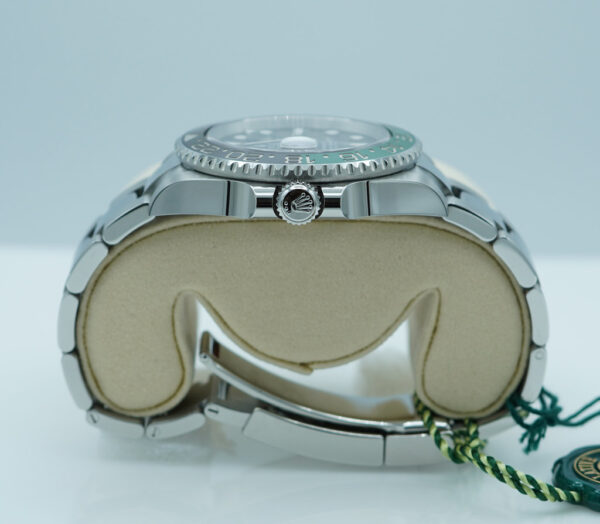 BRAND NEW Rolex 126720VTNR GMT MASTER 2 LEFTY SPRITE GREEN BLACK BEZEL 2025 FULL SET - Image 3