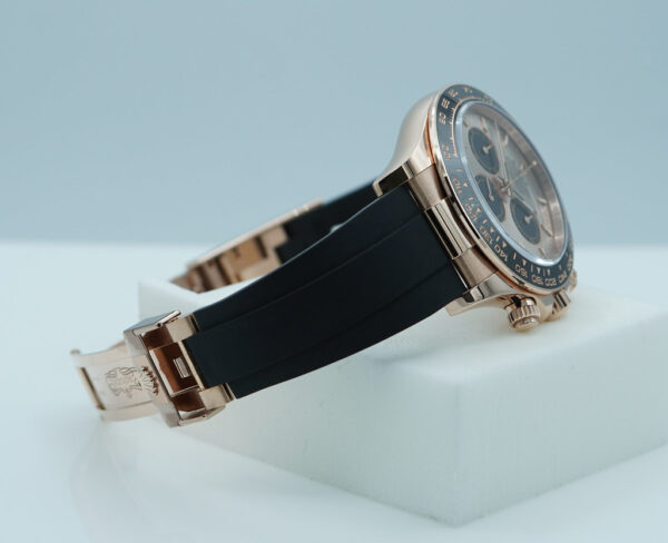 Rolex 126515LN DAYTONA 18K ROSE GOLD OYSTERFLEX SUNDUST DIAL 2024 WARRANTY FULL SET - Image 6