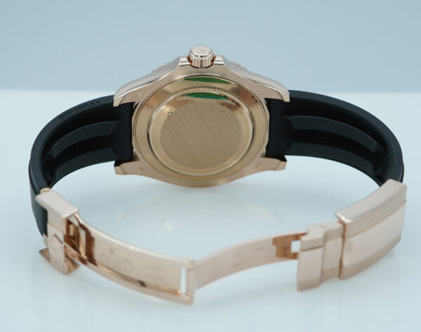 Rolex 116655 YACHTMASTER 18K EVEROSE GOLD OYSTERFLEX 40MM 2020 FULL SET - Image 8