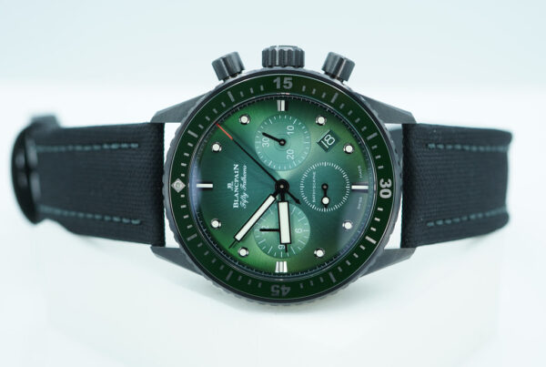 Blancpain FIFTY FATHOMS BATHYSCAPHE CERAMIC GREEN DIAL 2023 FULL SET - Image 10