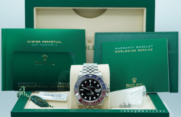 Rolex 126710BLRO PEPSI GMT MASTER 2 RED BLUE BEZEL JUBILEE BAND 2025 FULL SET - Image 2