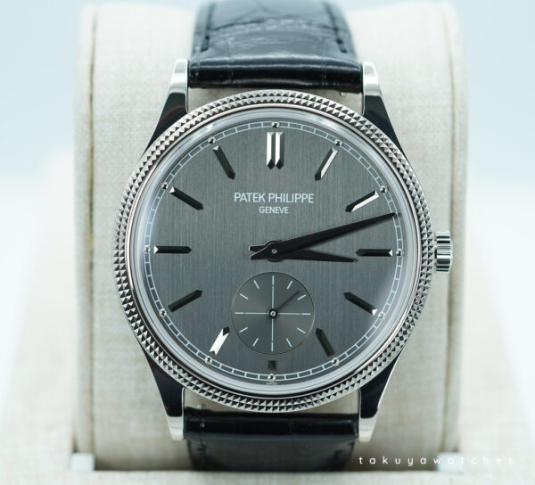 Patek PHILIPPE 6119G WHITE GOLD CALATRAVA CLOUS DE PARIS 2025 FULL SET