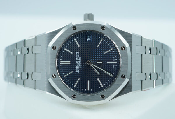 BRAND NEW Audemars PIGUET ROYAL OAK JUMBO 16202ST BLUE DIAL 2025 FULL SET - Image 10