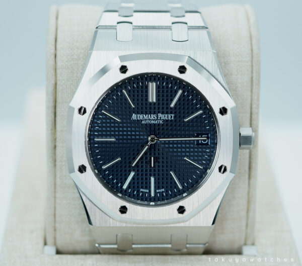 BRAND NEW Audemars PIGUET ROYAL OAK JUMBO 16202ST BLUE DIAL 2025 FULL SET