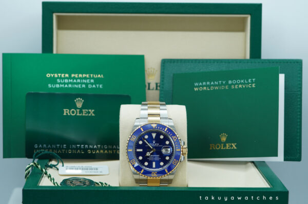 Rolex 126613LB SUBMARINER BLUESY YELLOW GOLD STEEL BLUE DIAL 2025 FULL SET - Image 2