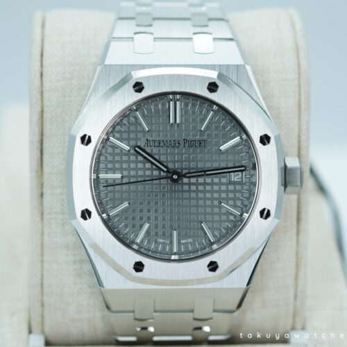 BRAND NEW Audemars PIGUET ROYAL OAK STEEL 15550ST GREY DIAL 37MM 2025 FULL SET