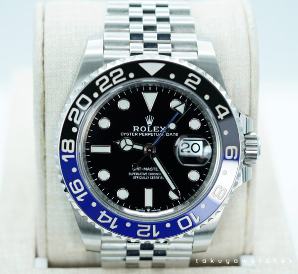 Rolex 126710BLNR GMT MASTER 2 BLACK BLUE BEZEL JUBILEE BAND 2021 FULL SET