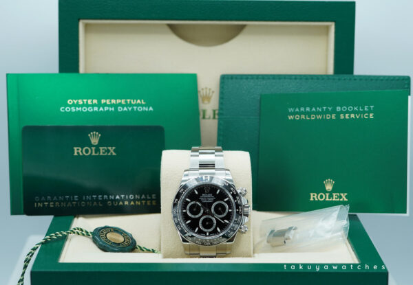 Rolex 126500LN DAYTONA STAINLESS STEEL BLACK DIAL NEW MODEL WARRANTY FULL SET - Image 2
