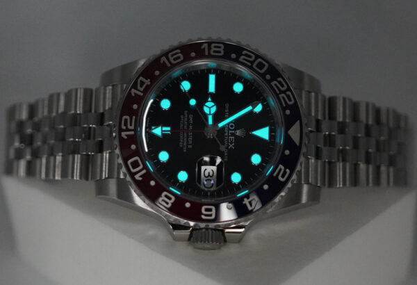 Rolex 126710BLRO PEPSI GMT MASTER II RED BLUE BEZEL JUBILEE BAND FULL SET - Image 11