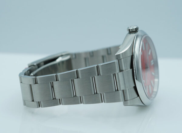 Rolex 124300 OYSTER PERPETUAL 41 CORAL RED DIAL 2021 WARRANTY FULL SET - Image 6