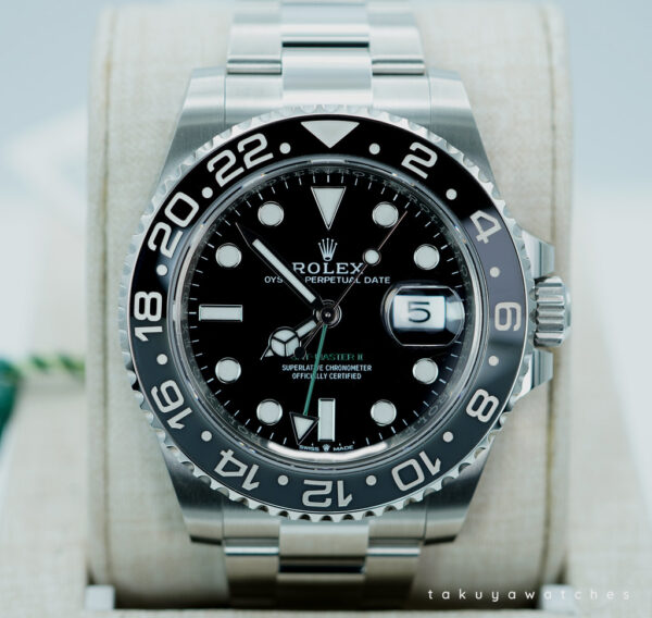 BRAND NEW Rolex 126710GRNR GMT MASTER II BLACK GREY BEZEL OYSTER BAND 2025 FULL SET