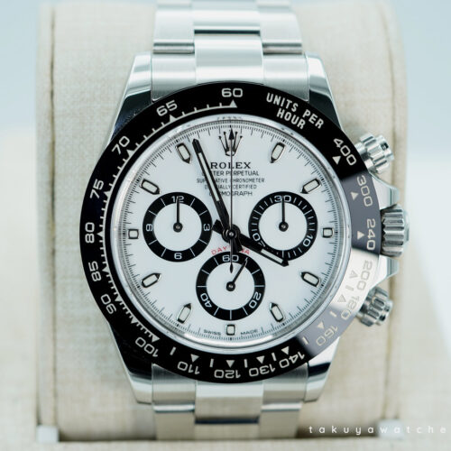 Rolex 116500LN COSMOGRAPH DAYTONA STEEL WHITE PANDA DIAL 2022 WARANTY FULL SET