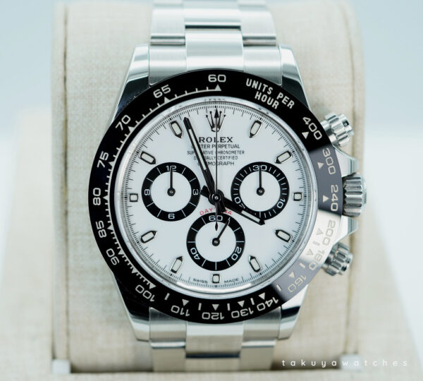 Rolex 116500LN COSMOGRAPH DAYTONA STEEL WHITE PANDA DIAL 2022 WARANTY FULL SET