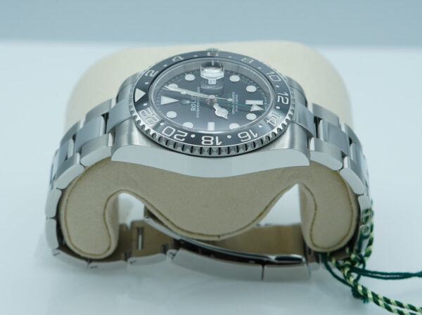 BRAND NEW Rolex 126710GRNR GMT MASTER II BLACK GREY BEZEL OYSTER BAND 2025 FULL SET - Image 4