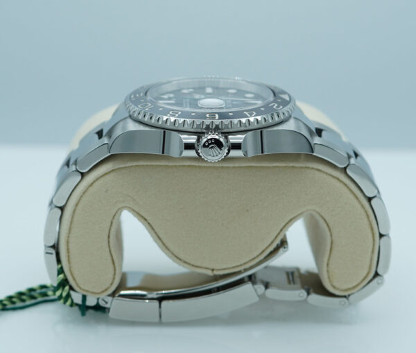 BRAND NEW Rolex 126710GRNR GMT MASTER II BLACK GREY BEZEL OYSTER BAND 2025 FULL SET - Image 3