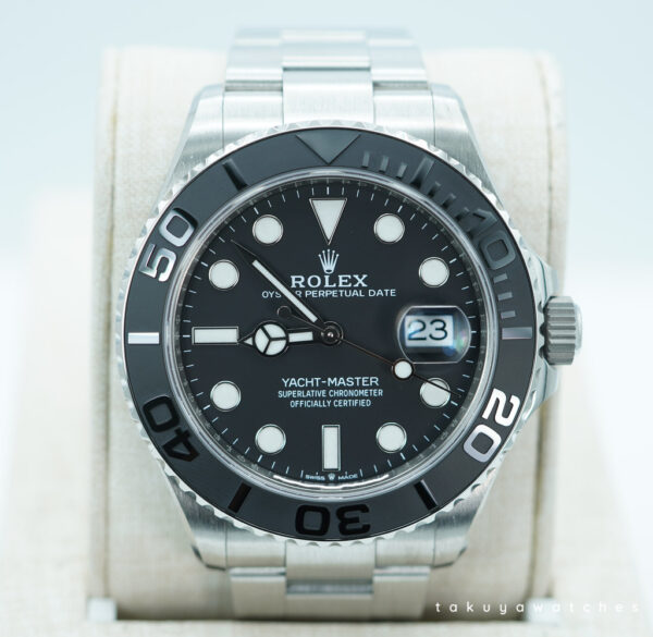 Rolex 226627 YACHTMASTER 42 RLX TITANIUM CERAMIC BEZEL WARRANTY FULL SET