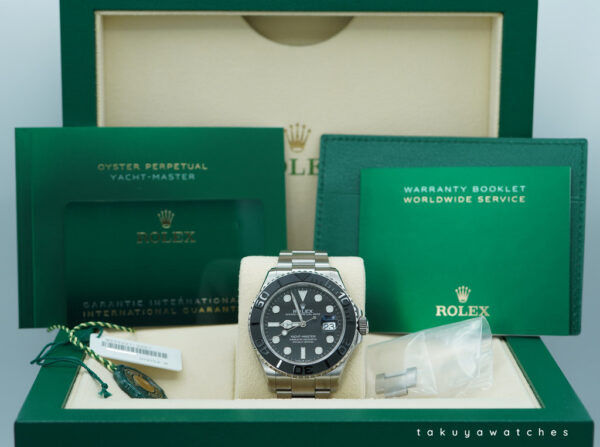 Rolex 226627 YACHTMASTER 42 RLX TITANIUM CERAMIC BEZEL WARRANTY FULL SET - Image 2