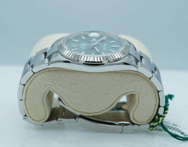 BRAND NEW Rolex 126334 DATEJUST 41 FLUTED BEZEL MINT GREEN DIAL OYSTER 2024 FULL SET - Image 4