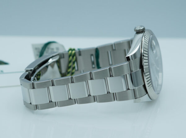 BRAND NEW Rolex 126334 DATEJUST 41 FLUTED BEZEL MINT GREEN DIAL OYSTER 2024 FULL SET - Image 6