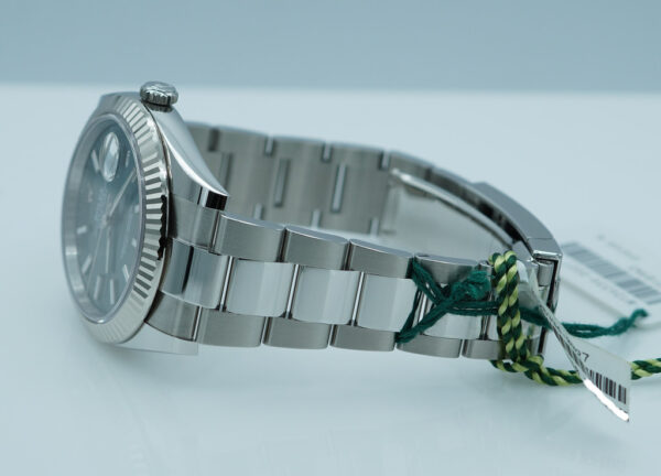 BRAND NEW Rolex 126334 DATEJUST 41 FLUTED BEZEL MINT GREEN DIAL OYSTER 2024 FULL SET - Image 5