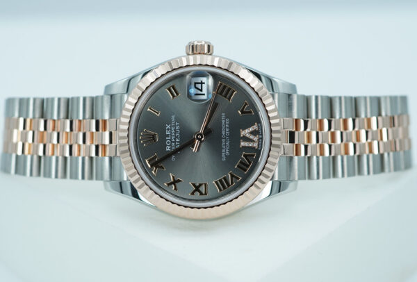 Rolex 278271 DATEJUST 31 TWO TONE SLATE DIAMOND VI DIAL JUBILEE BAND FULL SET - Image 10
