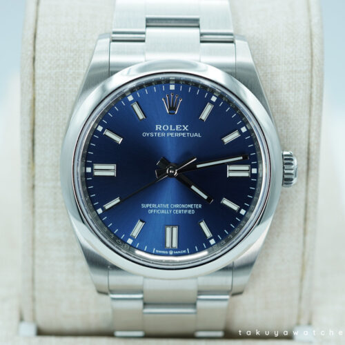 Rolex 126000 OYSTER PERPETUAL 36 BLUE DIAL 2021 WARRANTY FULL SET